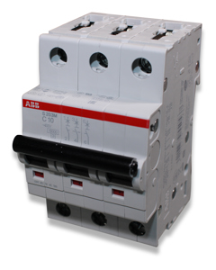 Circuit breaker S203M 3-pole C10A 10KA